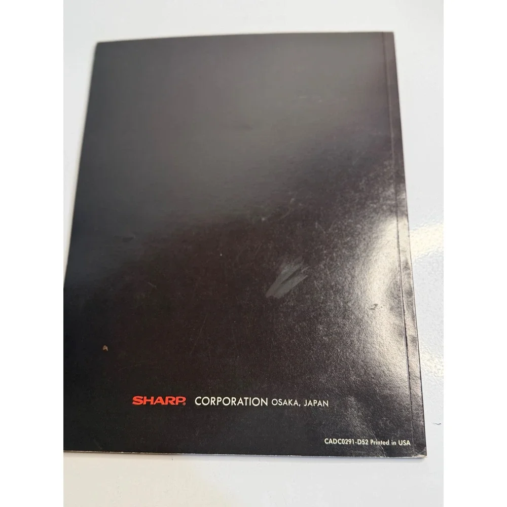 VTG Sharp Carousel Microwave Cook Book Multi‎ Color Retro Kitchen Recipe Guide